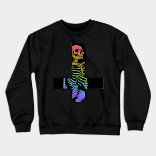 rainbow skeleton Crewneck Sweatshirt